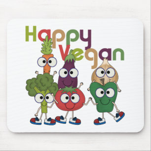 Mousepad Vegan feliz