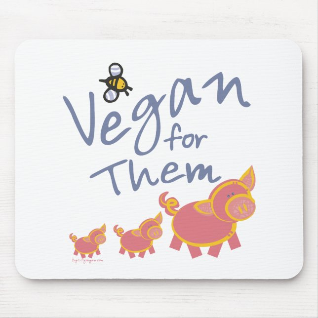 Mousepad Vegan para Animais (Frente)