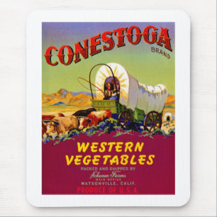 Mousepad Vegetais do Conestoga Ocidental