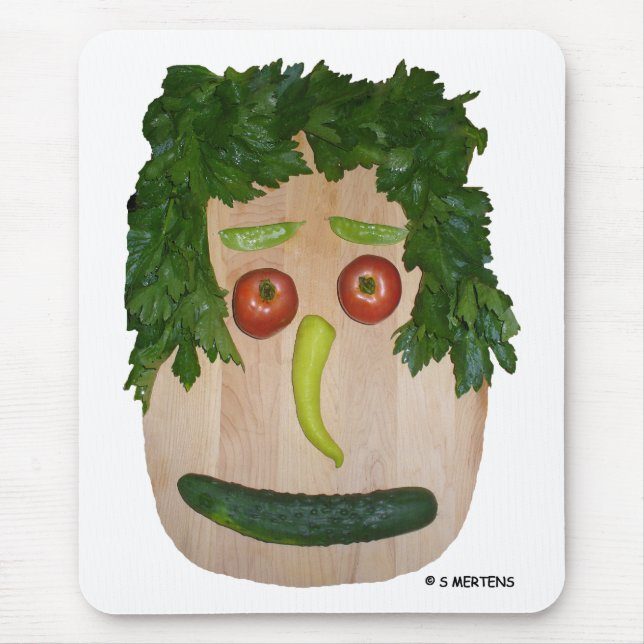 Mousepad Veggie Face (Frente)