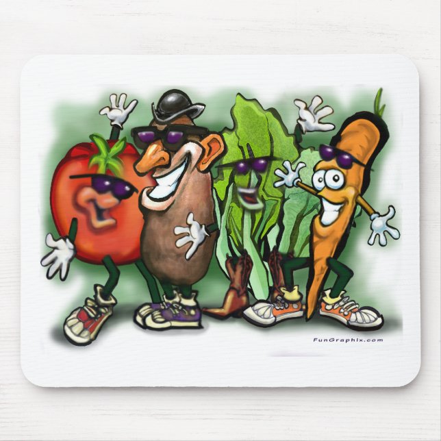 Mousepad Veggie Gang (Frente)