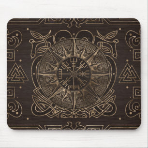 Mousepad Vegvisir - Ornamento de Compass Viking