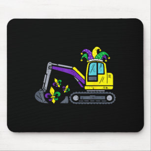 Mousepad Veículo de Construção Escavadeira de Carnaval Fofo