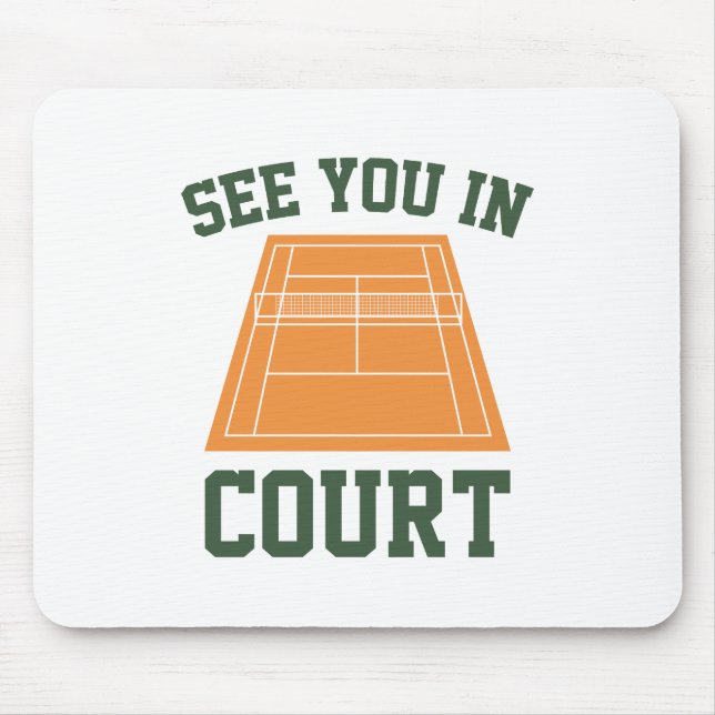 Mousepad Veja-o na corte (Frente)