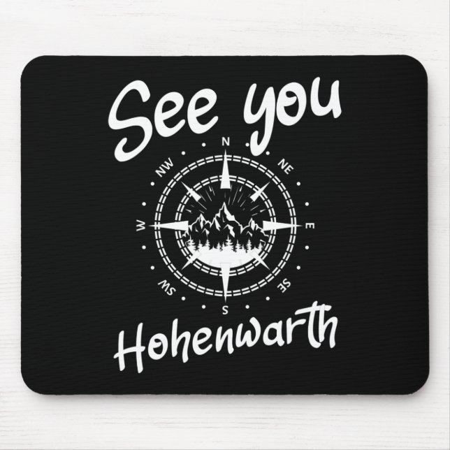Mousepad Veja Você Caminhando Hohenwarth Alemanha Vacinando (Frente)