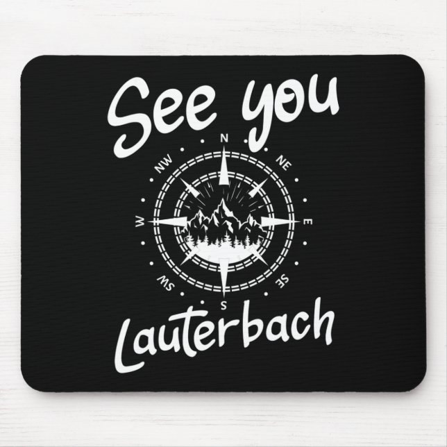 Mousepad Veja Você Caminhando Lauterbach Alemanha Vacinando (Frente)