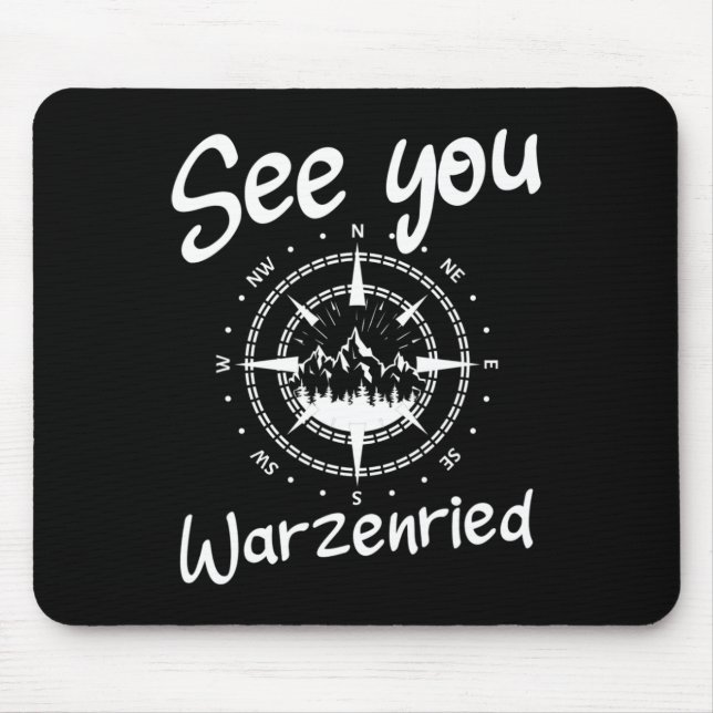 Mousepad Veja Você Caminhando Warzenried Germany Vacing Com (Frente)