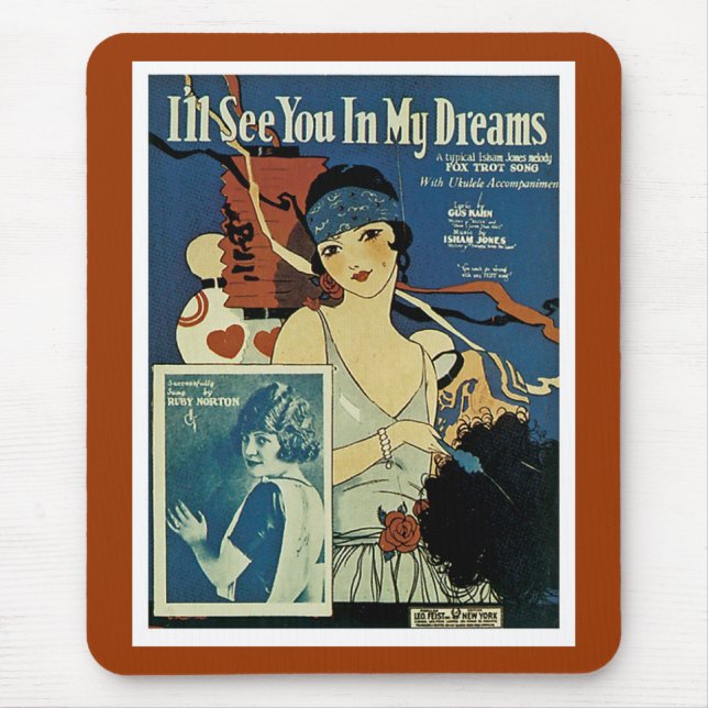 Mousepad "Vejo-te nos meus sonhos" (Frente)