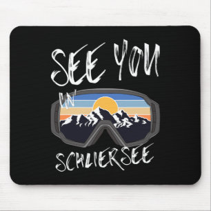 Mousepad Vejo Você Em Schliersee Alemanha Férias Óculos de