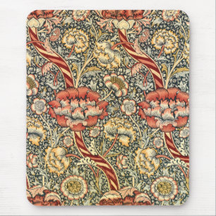 Mousepad Vela de William Morris, Vintage Textile Fine Art