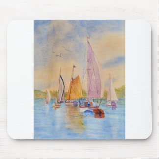 Mousepad vela do pôr do sol