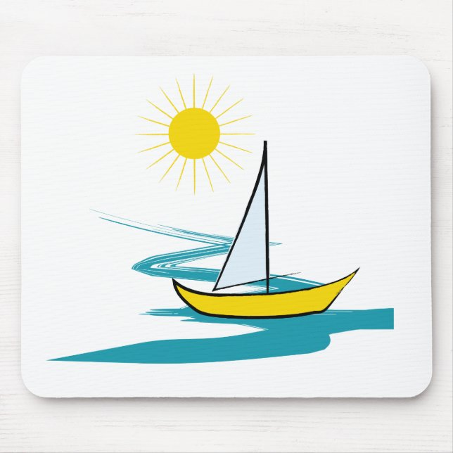 Mousepad veleiro solteiro (Frente)
