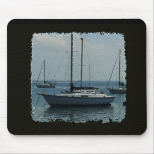 Mousepad Veleiros no preto