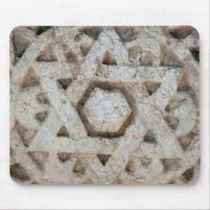 Mousepad Velha estrela de David esculpindo Israel