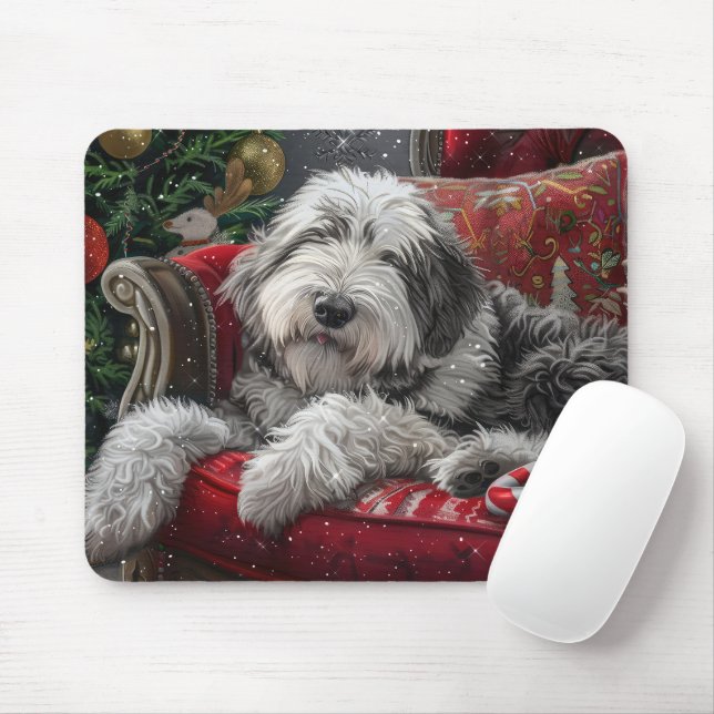 Mousepad Velho Caçador de Ovinos Festivo (Com mouse)