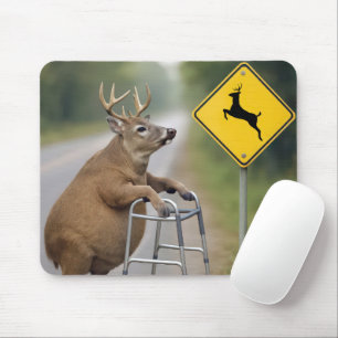 Mousepad Velho Deer Dependendo de um Caminhante
