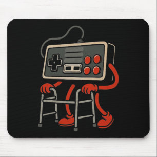 Mousepad Velho Gamer Jogo de Vídeo Retro Velho Gamer Vídeo