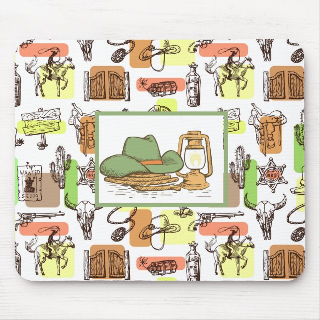 Mousepad Velho Oeste  (Frente)