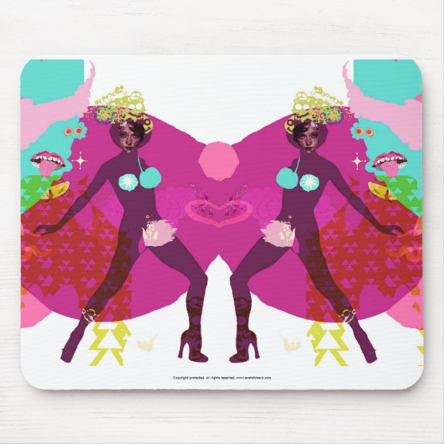 Mousepad Vêm aqui as meninas (Frente)