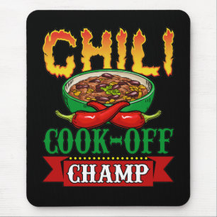 Mousepad Vencedor da Competição Chilli Cook Off Champ
