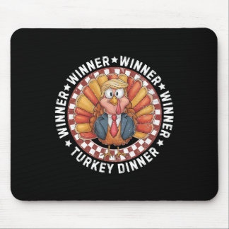 Mousepad Vencedor da Turquia Janta Engraçado Trump Thanksgi