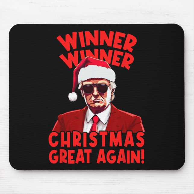 Mousepad Vencedor do Excelente de Natal Novamente Papais no (Frente)