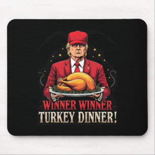 Mousepad Vencedor Engraçado Turquia Janta Obrigados de Tjs