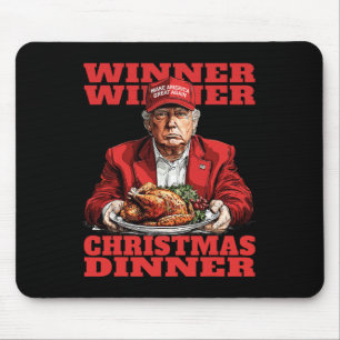 Mousepad Vencedor Janta de Natal Engraçado Trump Xmas Sa