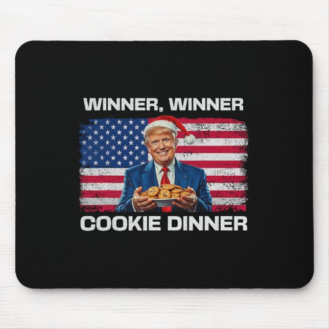 Mousepad Vencedor Janto Cookie Funny Trump 2024 47th (Frente)