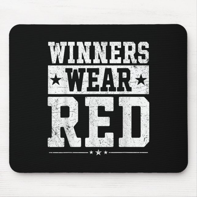 Mousepad Vencedores Vestem Concurso de Jogo da Equipe do Ca (Frente)