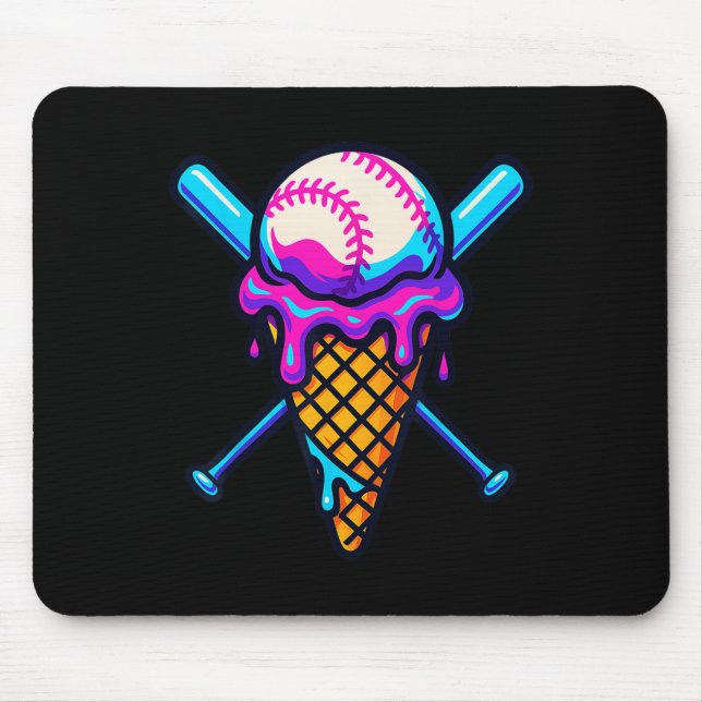 Mousepad Venda de Sorvete Drip Softll  (Frente)