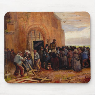 Mousepad Venda de Sucata de Construção por Vincent van Gogh