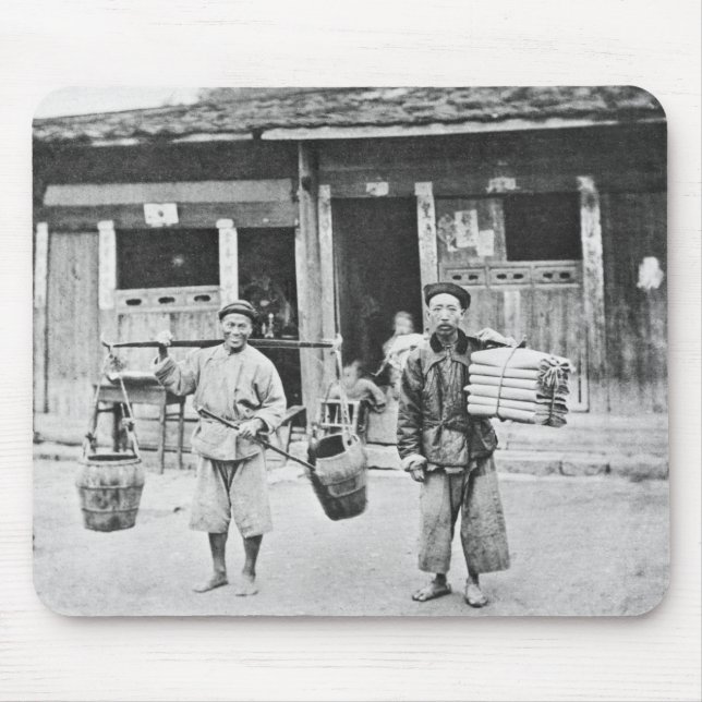 Mousepad Vendedores ambulantes chineses, c.1870 (foto de (Frente)