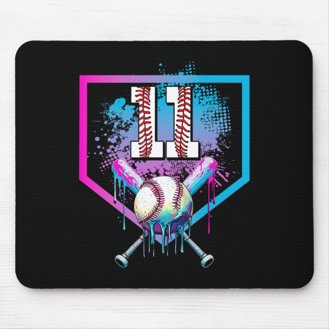 Mousepad Vender 11 de Aniversário, Garoto de Prata de Anive (Frente)