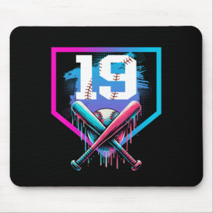 Mousepad Vender Birthday Boy Drip 19º Jogador 19 Anos Bo
