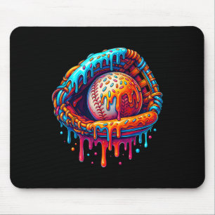 Mousepad Vender borrão de Sorvete de perfuração vende luva