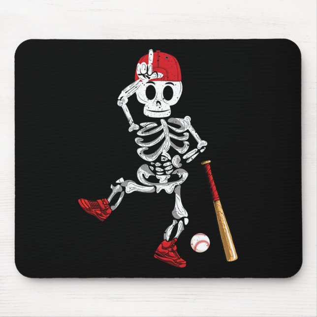 Mousepad Vender Esqueleto Halloween Esqueleto Divertido Ven (Frente)