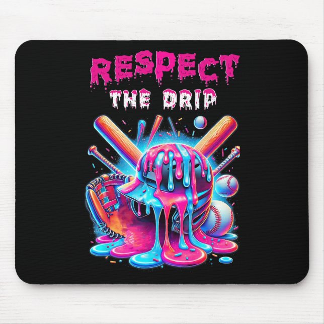 Mousepad Vender Rapazes Drip Sorvete Jovens Respeitam O Dr. (Frente)