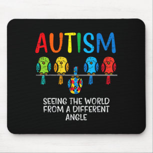 Mousepad Vendo o Mundo de um Ângulo Diferente Conscientizaç