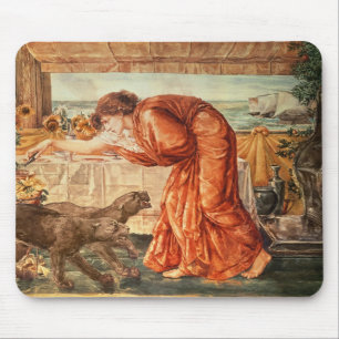Mousepad Veneno de derramamento de Circe em um vaso