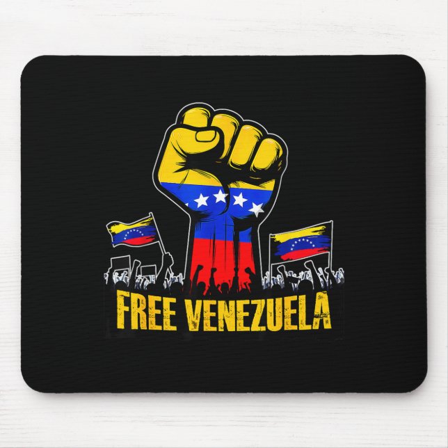Mousepad Venezuela Flag Venezuela Libre 2026  (Frente)