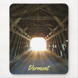 Mousepad Venha à luz - Ponte coberta por Vermont