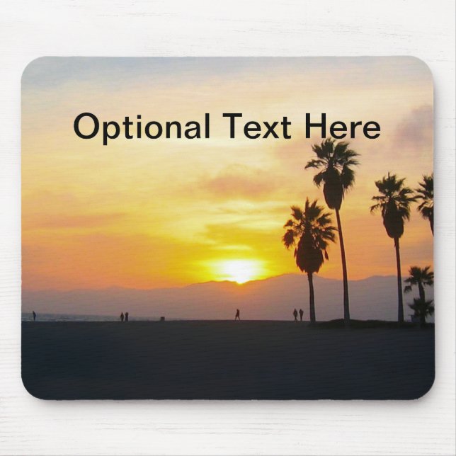 Mousepad Venice Beach California Sunset (Frente)