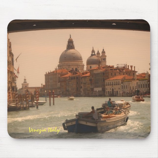 Mousepad Venice Itália Grande Canal Vintage (Frente)