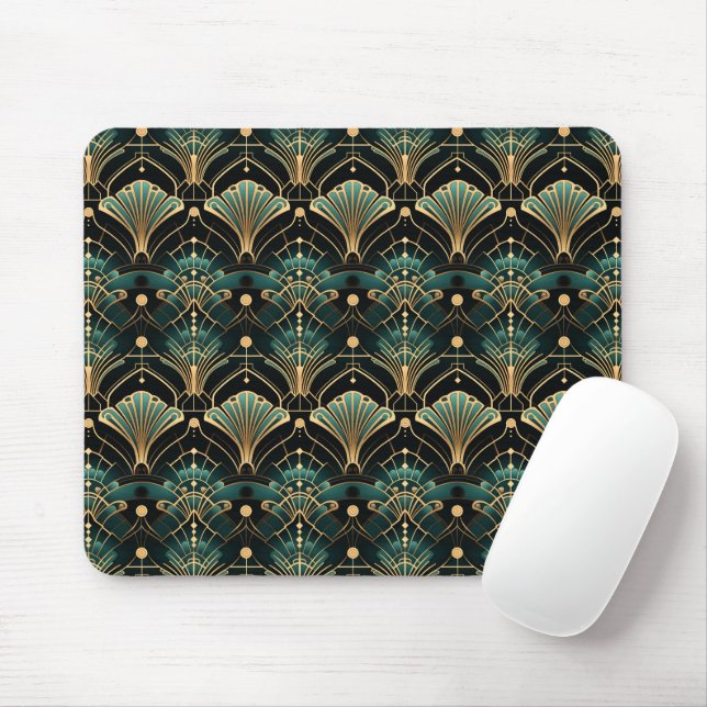Mousepad Ventilador de Deco inspirado em Arte Emerald e Dou (Com mouse)
