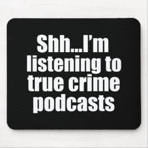 Mousepad Ventilador do Podcast do Crime Real Engraçado