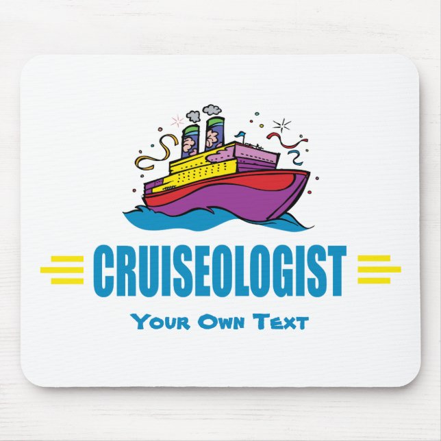Mousepad Ventilador Viagem de Caribe Engraçado (Frente)