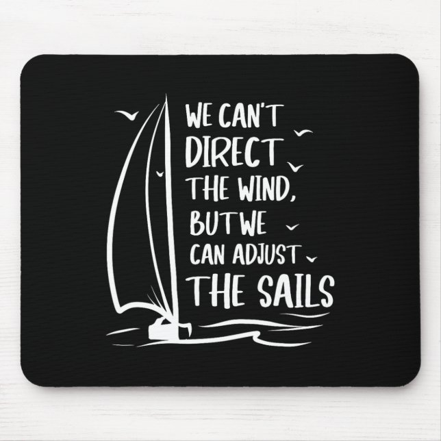 Mousepad Vento à vela Ajuste o Barco da vela - veleiro (Frente)