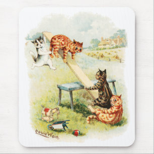 Mousepad Ver Os Gatos De Vídeo Louis Wain