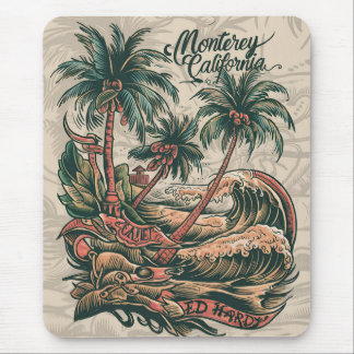 Mousepad ver praia e navio